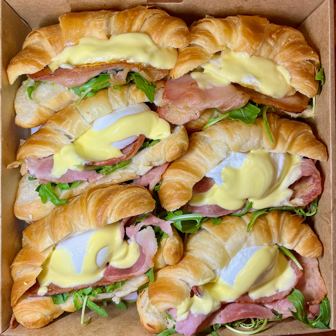 Eggs Benny Croissant Platter